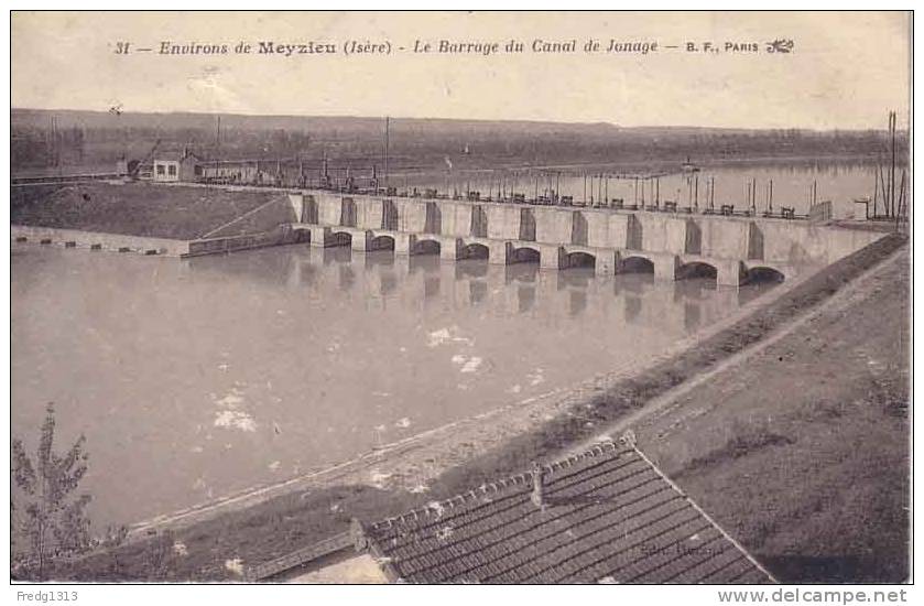 Meyzieu - Barrage Du Canal De Jonage - Meyzieu