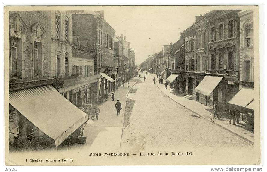 1 Cpa Romilly Sur Seine  Précursseur écrite En 1903 - Romilly-sur-Seine