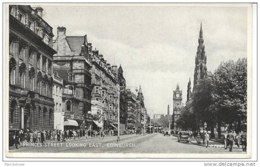 Edinburgh. Princes Street Looking East. - Midlothian/ Edinburgh