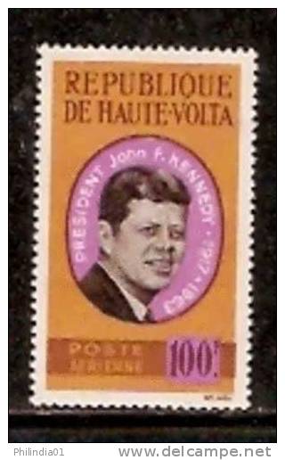 Burkina Faso - Upper Volta 1964 J.F. Kennedy, United States President, Famous People MNH  # 1776 - Kennedy (John F.)