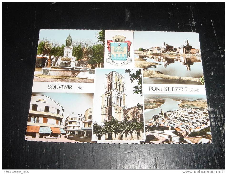 SOUVENIR DE PONT-SAINT-ESPRIT - MULTIVUES - 30 GARD - CARTE POSTALE FRANCE - Pont-Saint-Esprit