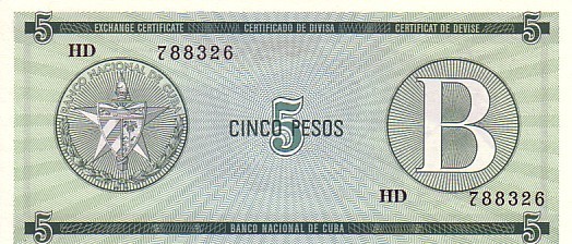 CUBA   5 Pesos  Non Daté (1985)   Pick FX7     ***** BILLET  NEUF ***** - Cuba