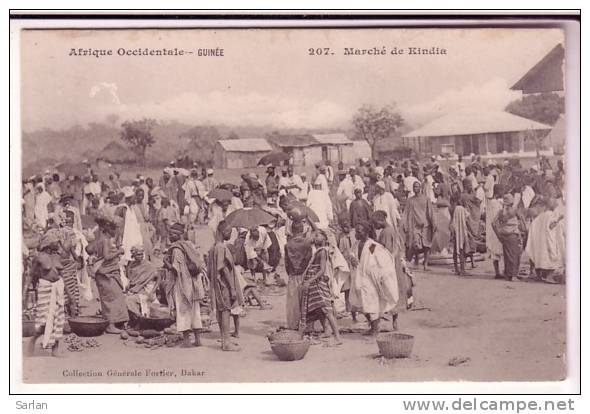 LOT-KO , GUINEE , Fortier N° 207 , Marché A KINDIA - Guinée Française