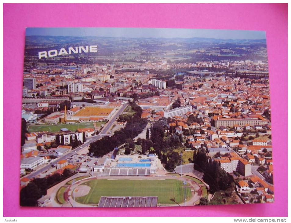 Loire - Roanne - Vue Générale  Aérienne -  Stade, Piscine.... - Monistrol Sur Loire