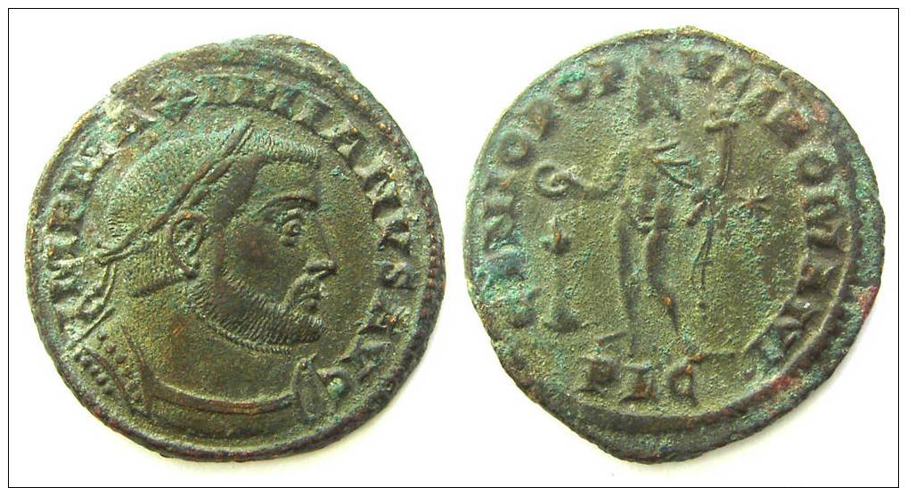 VdW I5361 - MAXIMIEN / MAXIMIANUS HERCULES - Follis Lyon - La Tétrarchie (284 à 307)