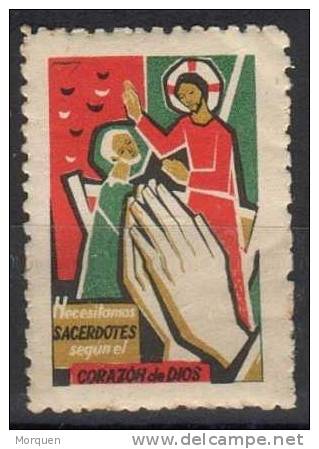 Viñeta Propaganda Sacerdotal 10 Cts - Errors & Oddities