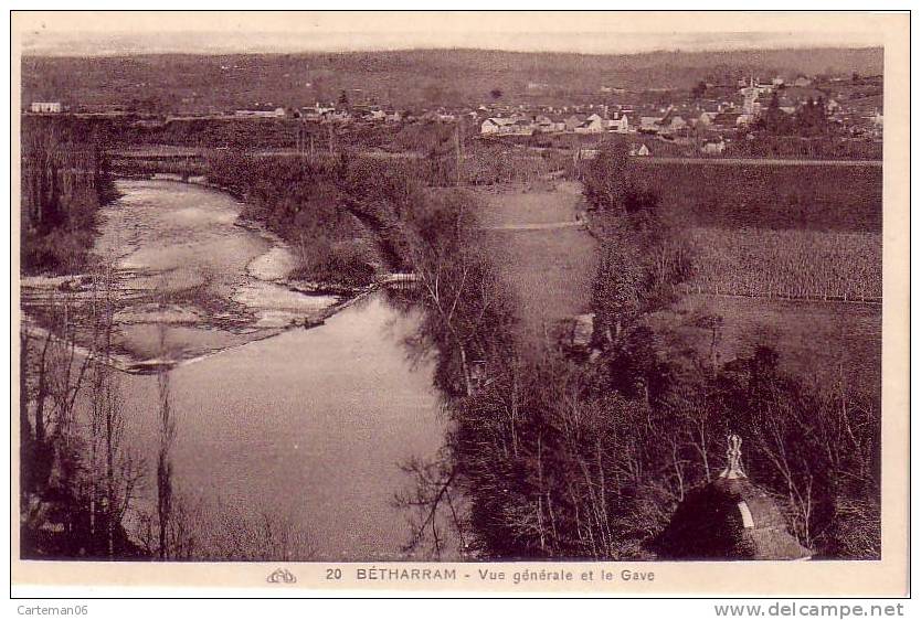 64 - Bétharram - Vue Générale Et Le Gave - Lestelle-Bétharram