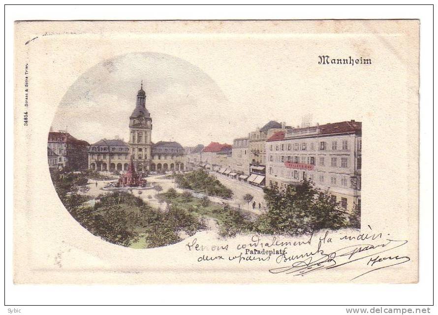 MANNHEIM - Paradeplatz  (1901) - Mannheim