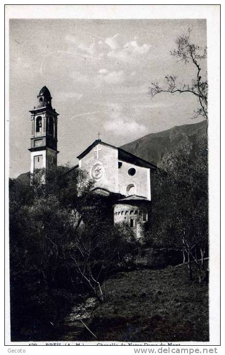 Chapelle De Notre Dame Du Mont - Breil-sur-Roya