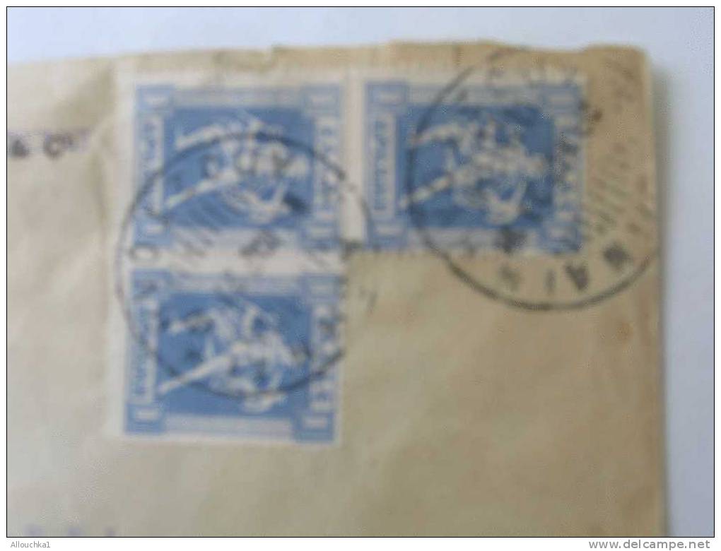 MARCOPHILIE LETTRE DE 1927 ATHENES EN GRECE  HERCULE XANTHOPOULO & CO P/MARSEILLE MANQUE LE RABAT AU VERSO - Storia Postale