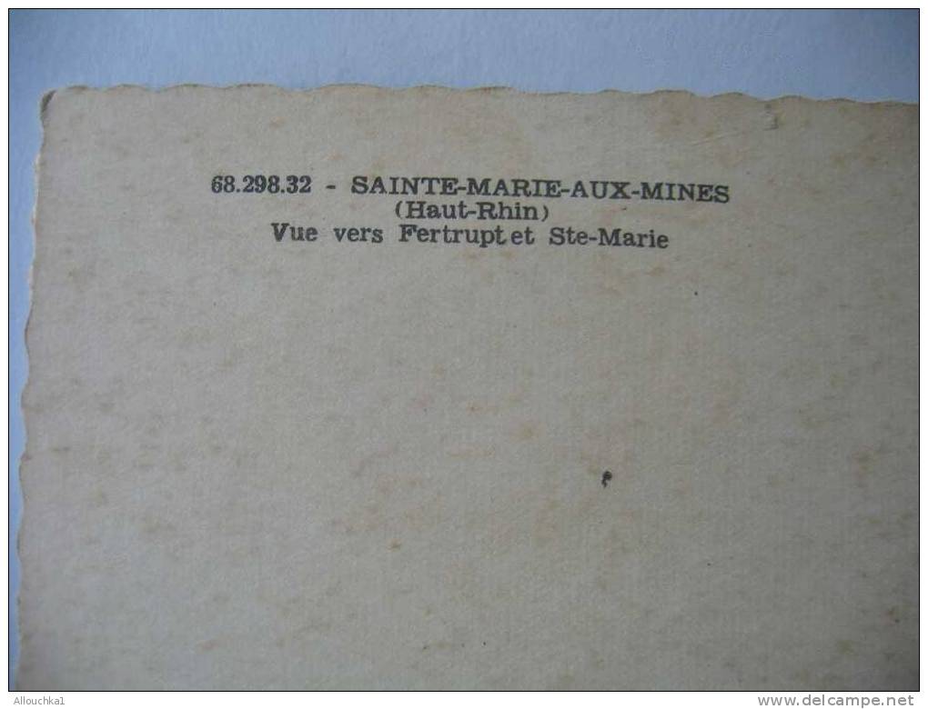 SAINTE MARIE AUX MINES HAUT RHIN 68 VUE VERS FERTRUPT - Sainte-Marie-aux-Mines