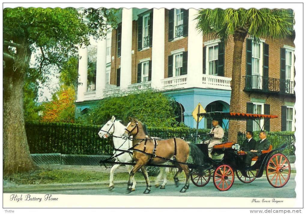 CHARLESTON High Battery Home - Chevaux - Attelage - Calèche - Charleston