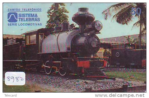 Telefonkarte Brasilien Train (8982) DAMPF Eisenbahn Trein Locomotive Zug Japon Japan Karte - Brasilien
