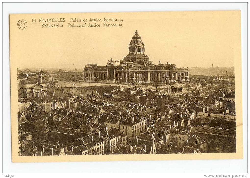 Brussels - Bruxelles : Panorama Zonder Buildings ! Justitiepaleis - Mehransichten, Panoramakarten