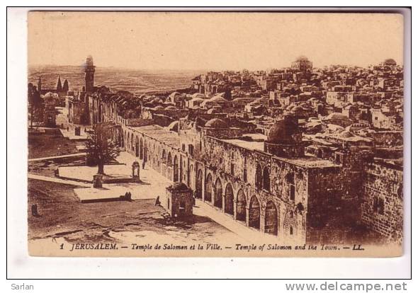 LOT-KO , PALESTINE , JERUSALEM , Temple De Salomon Et De La Ville - Palestine