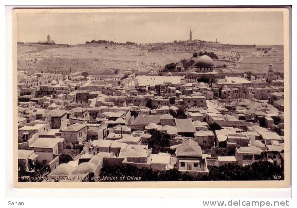 LOT-KO , PALESTINE , JERUSALEM , Vue Generale Et Mont Des Oliviers - Palestine