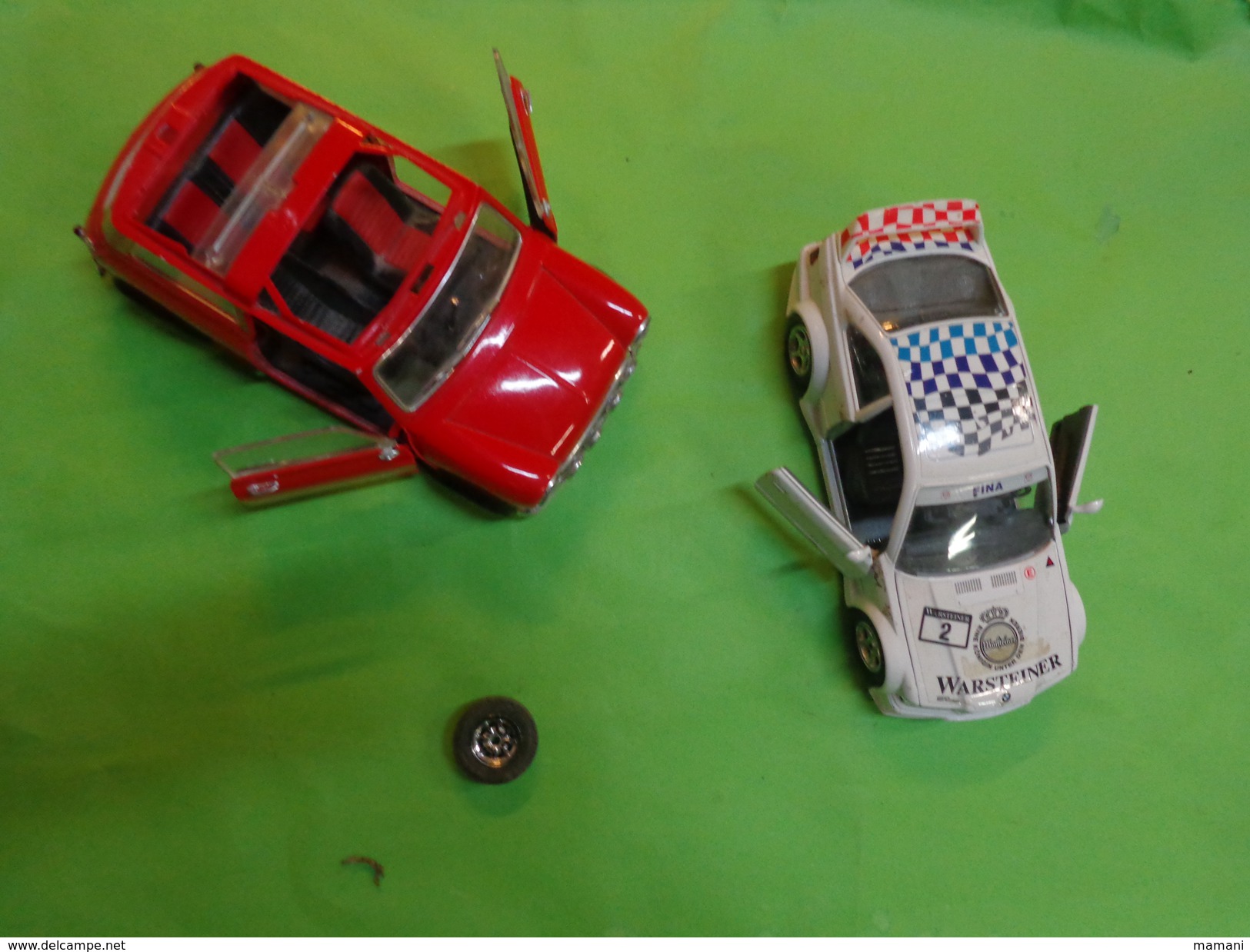 Voiture Solido Mini Cooper 1964 1/16 Pour Piece + Bmw M 3 Burago 1/24 - Autres & Non Classés