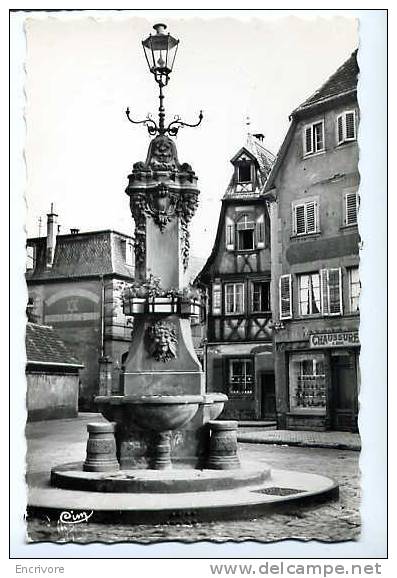 Cpsm WISSEMBOURG Place Du Marché Aux Choux - Chaussures ZAUS - N°6 Cim -SN 59 - Wissembourg