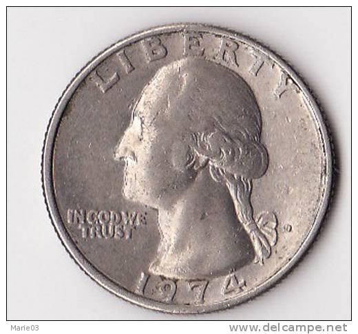 Quarter Dollar - 1974 - 1932-1998: Washington