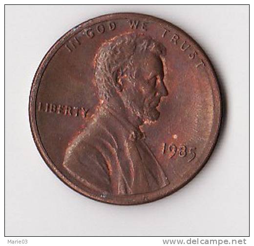 One Cent - Lincoln - 1985 - 1959-…: Lincoln, Memorial Reverse