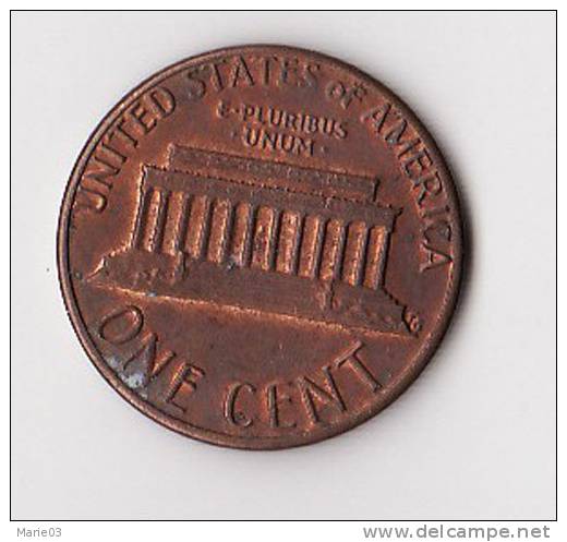 One Cent - Lincoln - 1985 - 1959-…: Lincoln, Memorial Reverse