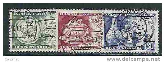 DENMARK  - Porcelaines Danoises - Yvert # 595/7 - VF USED - Used Stamps