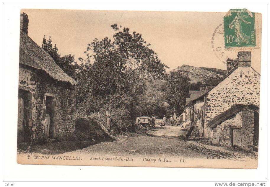 ST LEONARD DES BOIS 72 CHAMP DE PAS ANIMATION ALPES MANCELLES  #907 - Saint Leonard Des Bois