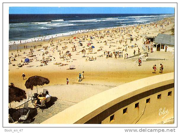 {50539} 40 Landes Biscarrosse Plage , La Plage ; Animée  ; Editions Elcé - Biscarrosse