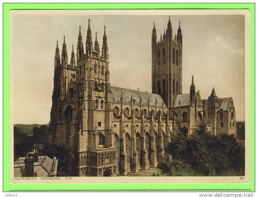 CANTERBURY, UK - CATHEDRAL - SOUTH WEST - PUB. PHOTOCHROM CO LTD - - Canterbury