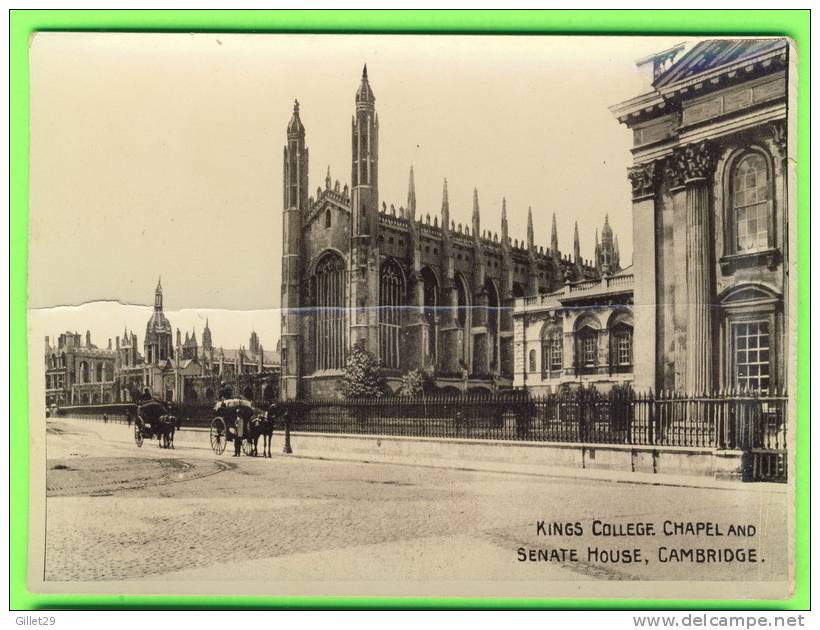 CAMBRIDGE, UK - KINGS COLLEGE & SENATE HOUSE - ANIMATED - LAURIE & Mc CONNAL LTD - - Cambridge