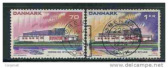 DENMARK  - NORDEN Emission Comune  - Yvert # 554/5 - VF USED - Gebruikt