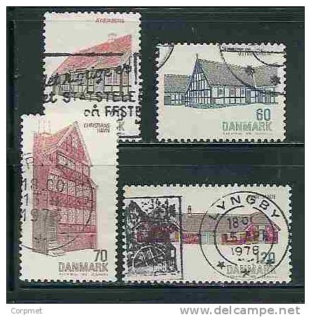 DENMARK  - Preservation Des Constructions - Yvert # 545/8 - VF USED - Usado