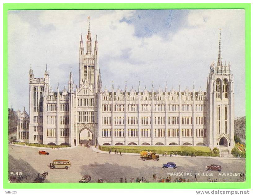 ABERDEEN, SCOTLAND - MARISCHAL COLLEGE - ANIMATED - VALENTINE & SONS LTD - - Aberdeenshire