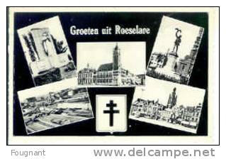 Belgique:ROESELARE.(Fl.oc Cid  .):Groeten Uit Roeselare.Non écrite.5 Vues Différentes. - Roeselare