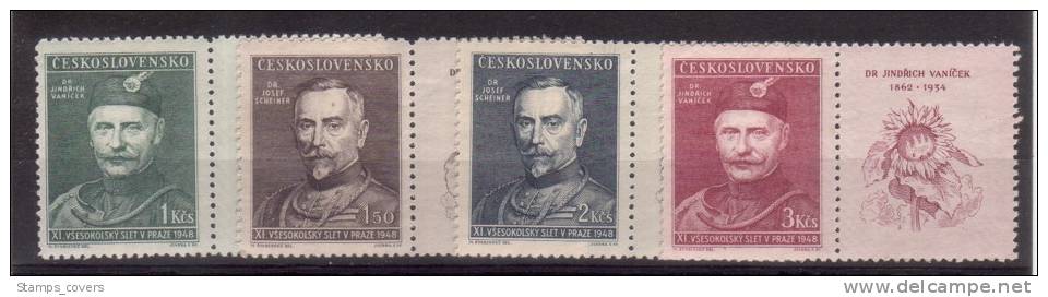 CESKOSLOVENKO MNH** MICHEL 540/43 ZF €3.20 - Andere & Zonder Classificatie