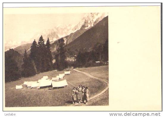 X019-féd. Française Des éclaireuses - Camp D'éclaireuses Ainées En Savoie - Scoutismo