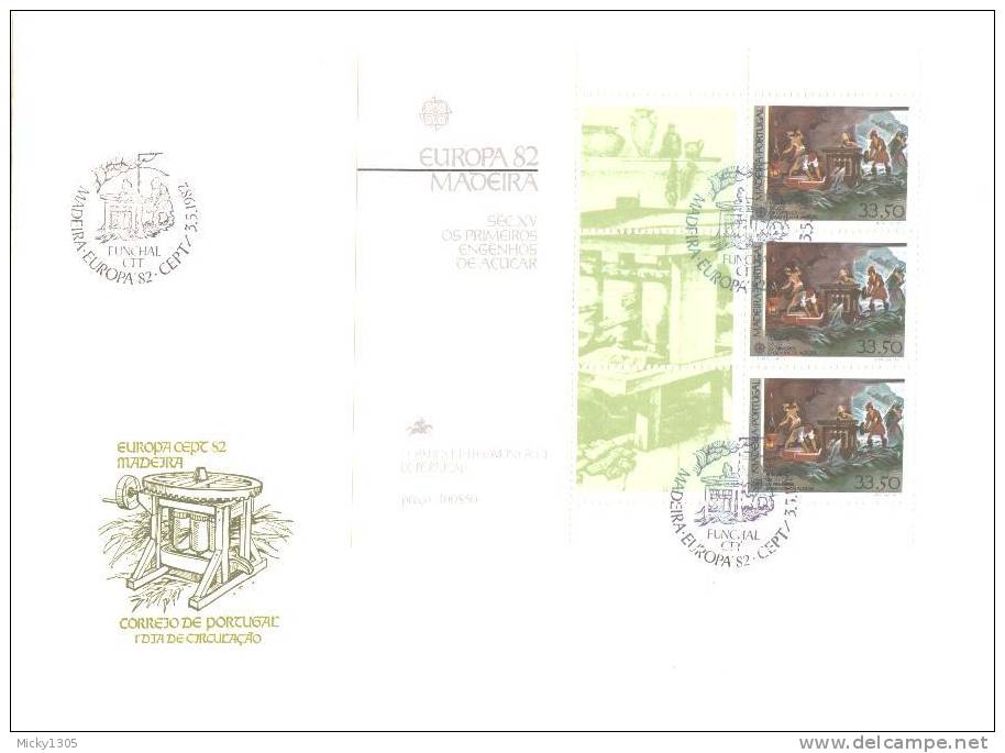 Portugal / Madeira - Block 3 - FDC (#008) # - Madère