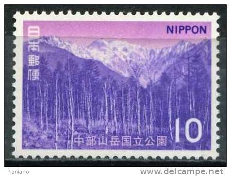 PIA - JAP - 1972 : Parc National Chubu - (Yv 1061-62) - Ungebraucht