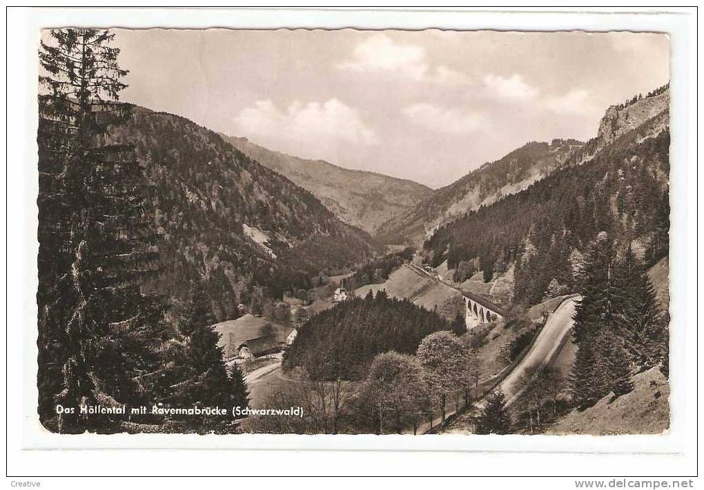 Das Höllental Mit Ravennabrücke Schwarzwald - Höllental