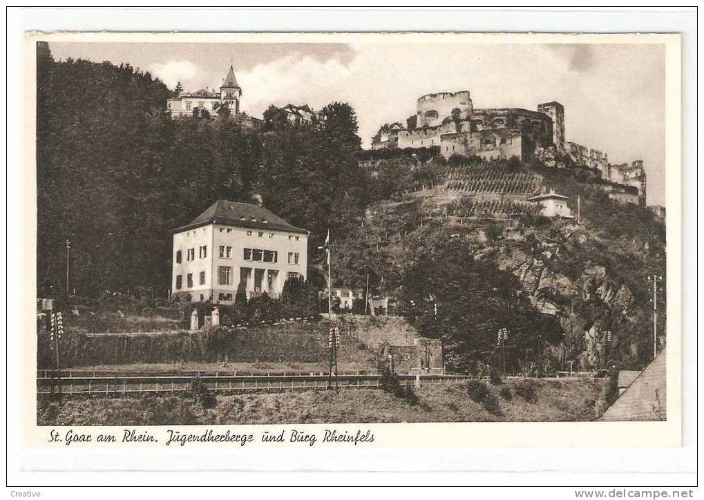 St.Goar Am Rhein.Jügendherberge Und Burg Rheinfels - St. Goar