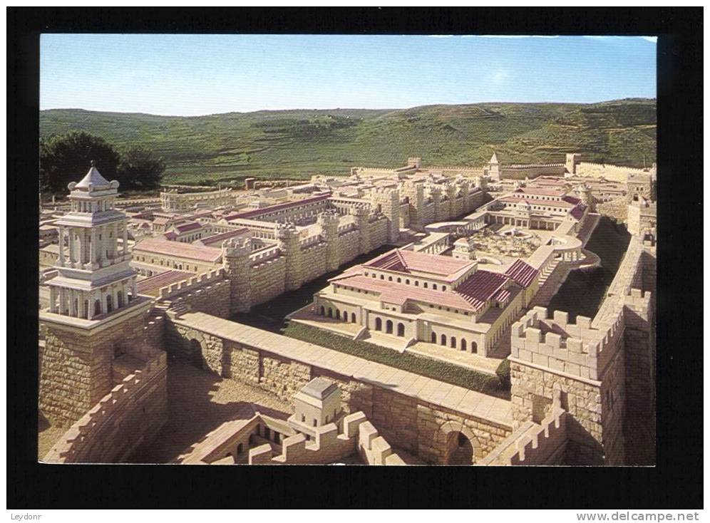 Herod's Palace - Part Of The Famous Reproduction Of The City Of Jerusalem At The Time Of Second Temple - Israel