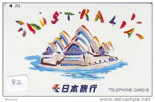 Telecarte AUSTRALIE Reliée (82) OPERA SYDNEY * Telefonkarte AUSTRALIA Verbunden - Phonecard AUSTRALIA Related - Japan - Australie