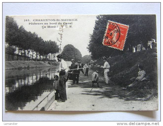 CPA 94 - Charenton St Maurice - Pêcheurs Canal - Charenton Le Pont