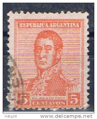 RA+ Argentinien 1917 Mi 207 San Martin - Usati