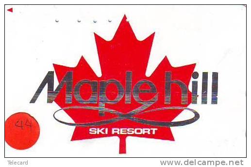 Telecarte CANADA Reliée (44) MAPLE HILL *  SKI * Telefonkarte CANADA Verbunden - Phonecard CANADA RELATED - Japan - Canada