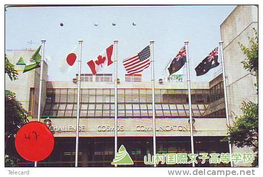 Telecarte CANADA Reliée (47) FLAG * USA NZ AUSTRALIA * Telefonkarte CANADA Verbunden - Phonecard CANADA RELATED - Japan - Kanada