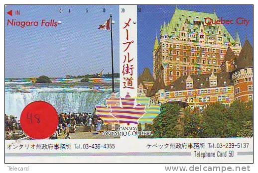Telecarte CANADA Reliée (48) NIAGRA FALLS ONTARIO * Telefonkarte CANADA Verbunden - Phonecard CANADA RELATED - Japan - Kanada