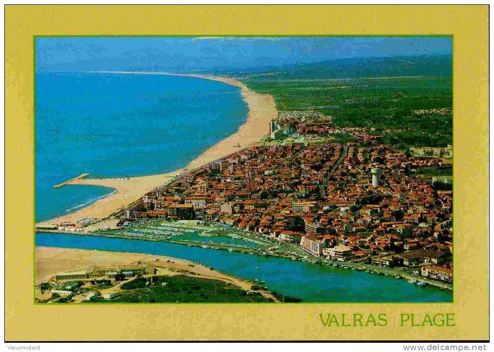 CPSM. COUP DE COEUR POUR L'HERAULT . VALRAS. - Marseillan