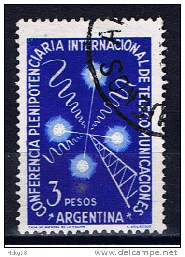 RA+ Argentinien 1954 Mi 615 Fernmeldekonferenz - Oblitérés