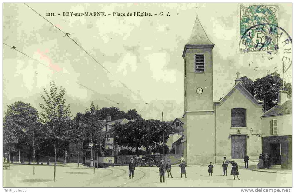 BRY-sur-MARNE - Place De L'Eglise - Bry Sur Marne